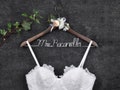 Custom Bridesmaid Gift, Bridal Hanger, Bridal Shower Gift, Bachelorette Party, Gift for Bride,Personalized Wedding hanger bride gift product logo