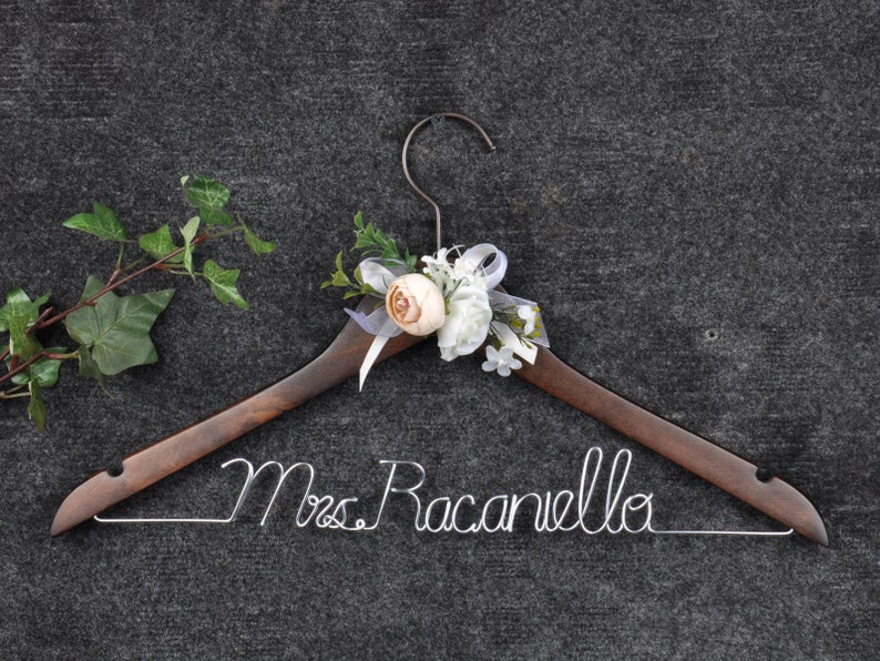 Custom Bridesmaid Gift Bridal Hanger Bridal Shower Gift Etsy Canada