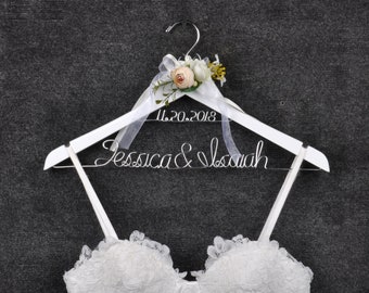 Unique Handmaid Custom Wedding Hanger for Your Bride and Bridesmaid