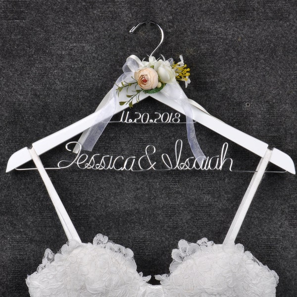 Unique Handmaid Custom Wedding Hanger for Your Bride and Bridesmaid