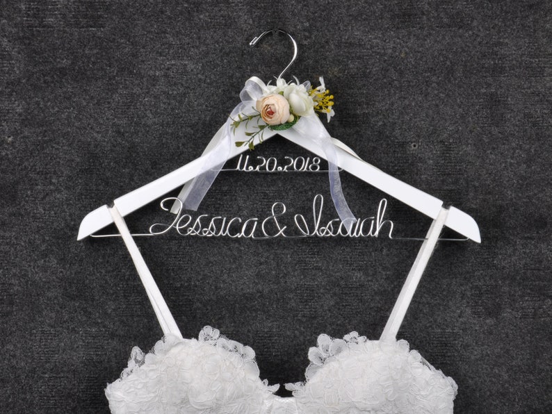 Unique Handmaid Custom Wedding Hanger for Your Bride and Bridesmaid 