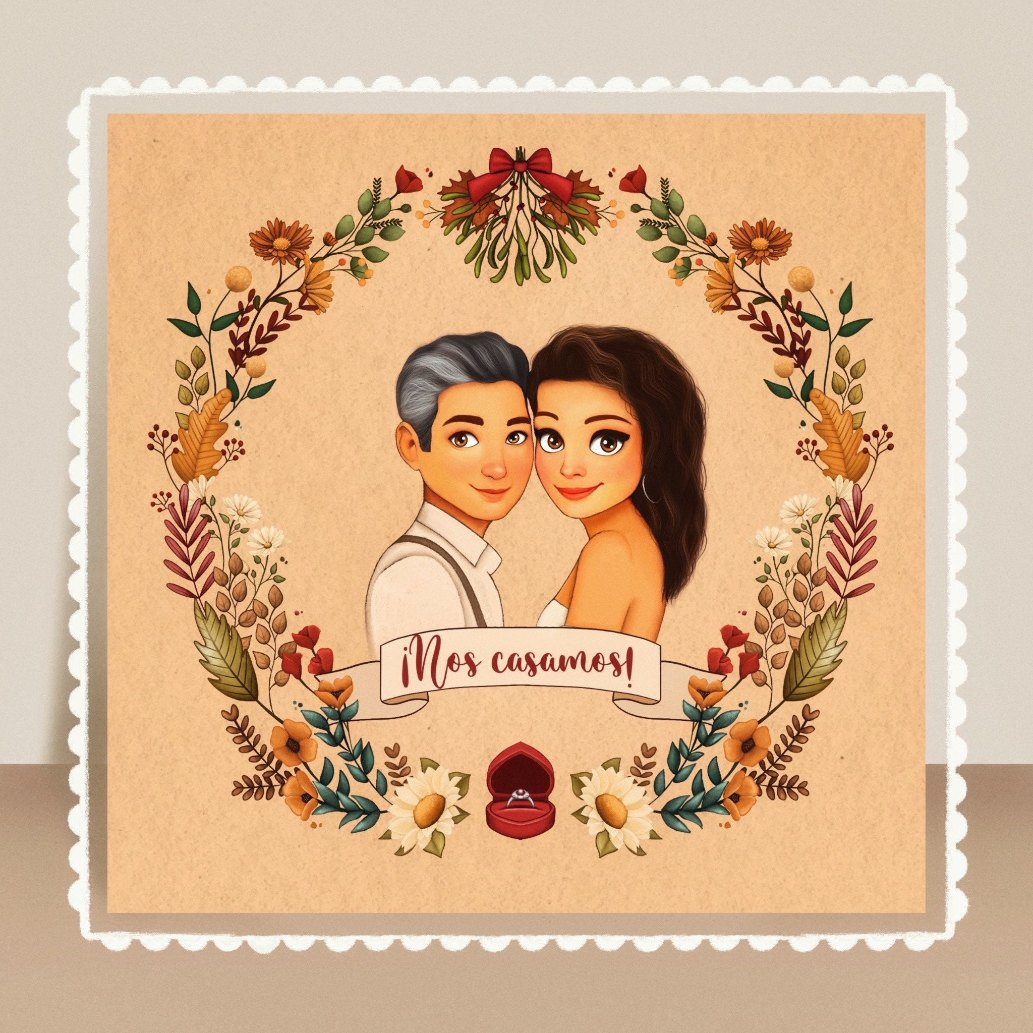 Wedding Invitation Cartoon - Etsy Wedding Invitation Cartoon - Etsy