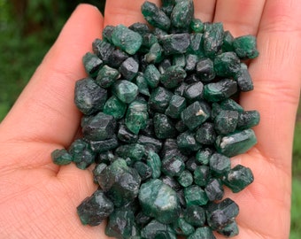 Rough Brazilian emeralds (refer to description for pricing info before purchasing)