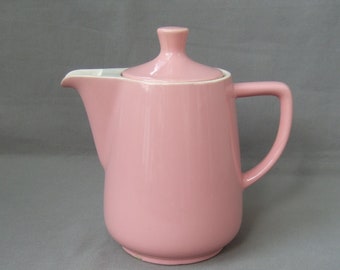 Große Melitta Kanne rosa Kaffeekanne pastellrosa Mid Century Vintage 1,8 Liter