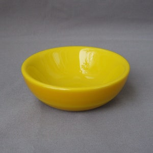 Orrefors Sweden Bowl Fuga Colora yellow glass flat glass bowl vintage