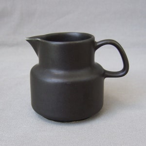 Melitta Copenhagen jarro de leite jarro de leite preto 25-17 vintage