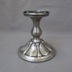 Candlestick silver SB & M 7521 large candle holder for thick candles vintage candlesticks