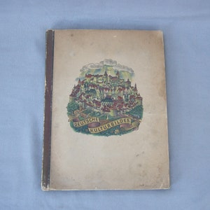Sammelalbum Zigarettenbilder „Deutsche Kulturbilder” Album 9 von 1934 Vintage Sammelbilder Zigaretten Geschichte