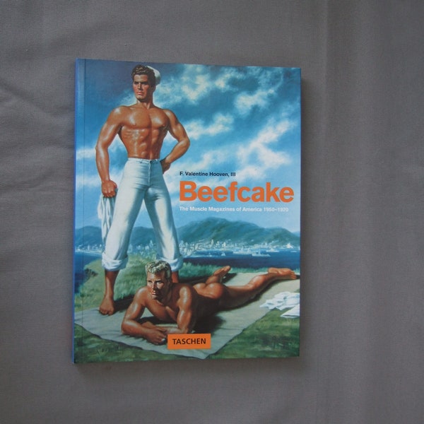 Book Beefcake Taschen Verlag Vintage Illustrated Book F. Valentine Hooven The Muscle Magazines of America 1950-1970