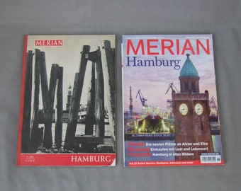 Merian Hamburg Reiseführer Vintage Andenken Souvenir