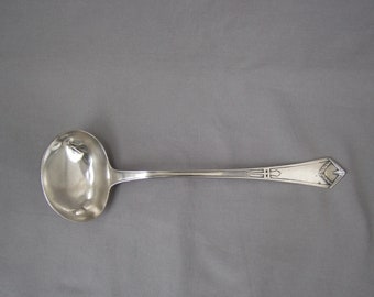 Soup ladle silver 800 antique vintage ladle