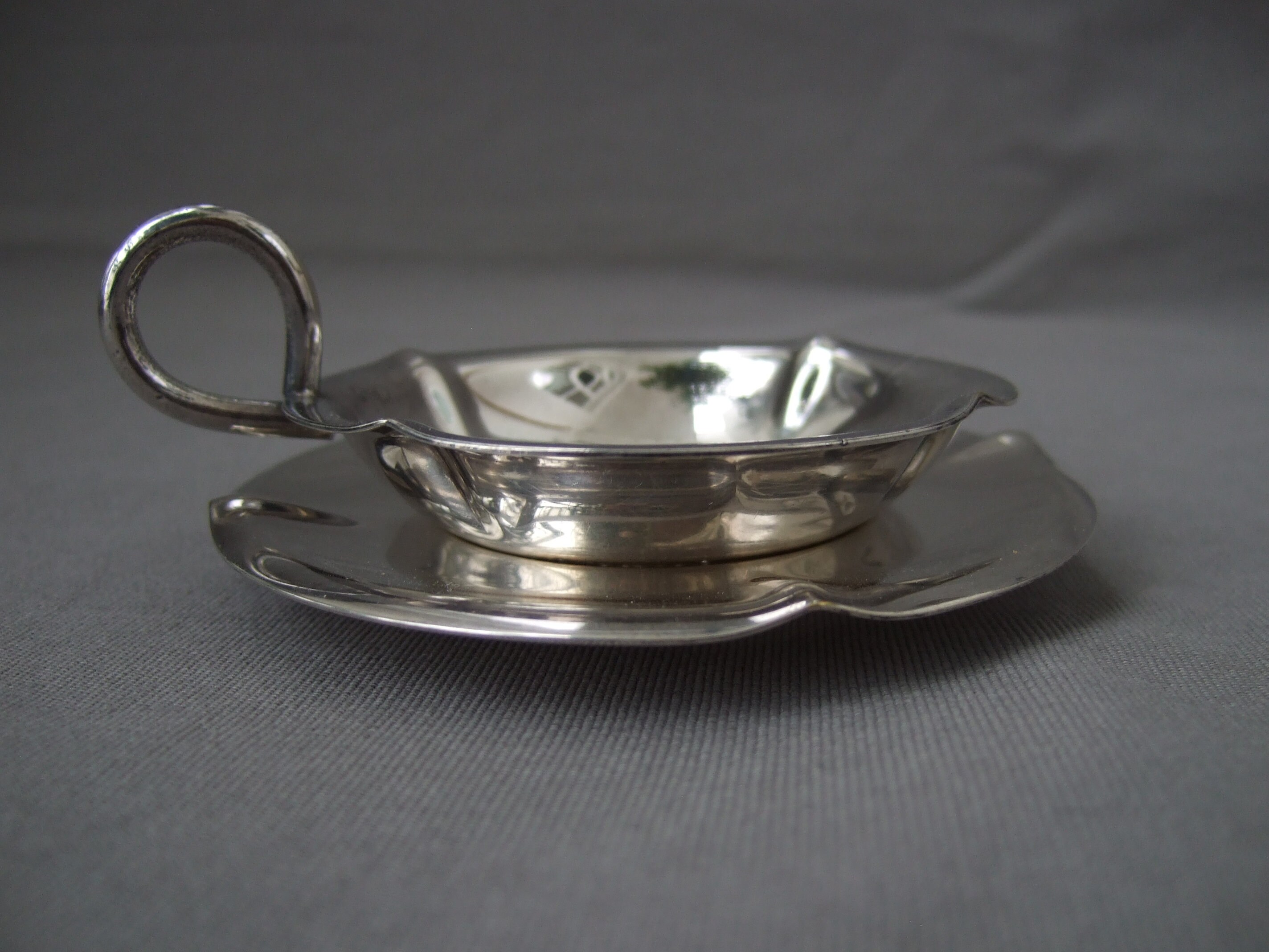 Sigg Switzerland Silver-plated Tea Strainer With Saucer Shelf, Two