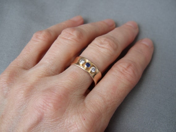 Ring Gold 585 Goldring Bandring Brillant Diamante… - image 6