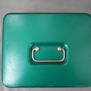 Cash box Burg Guardian Europe green cassette for money DIN A5 vintage image 6