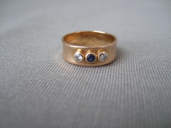 Ring Gold 585 Goldring Bandring Brillant Diamante… - image 9