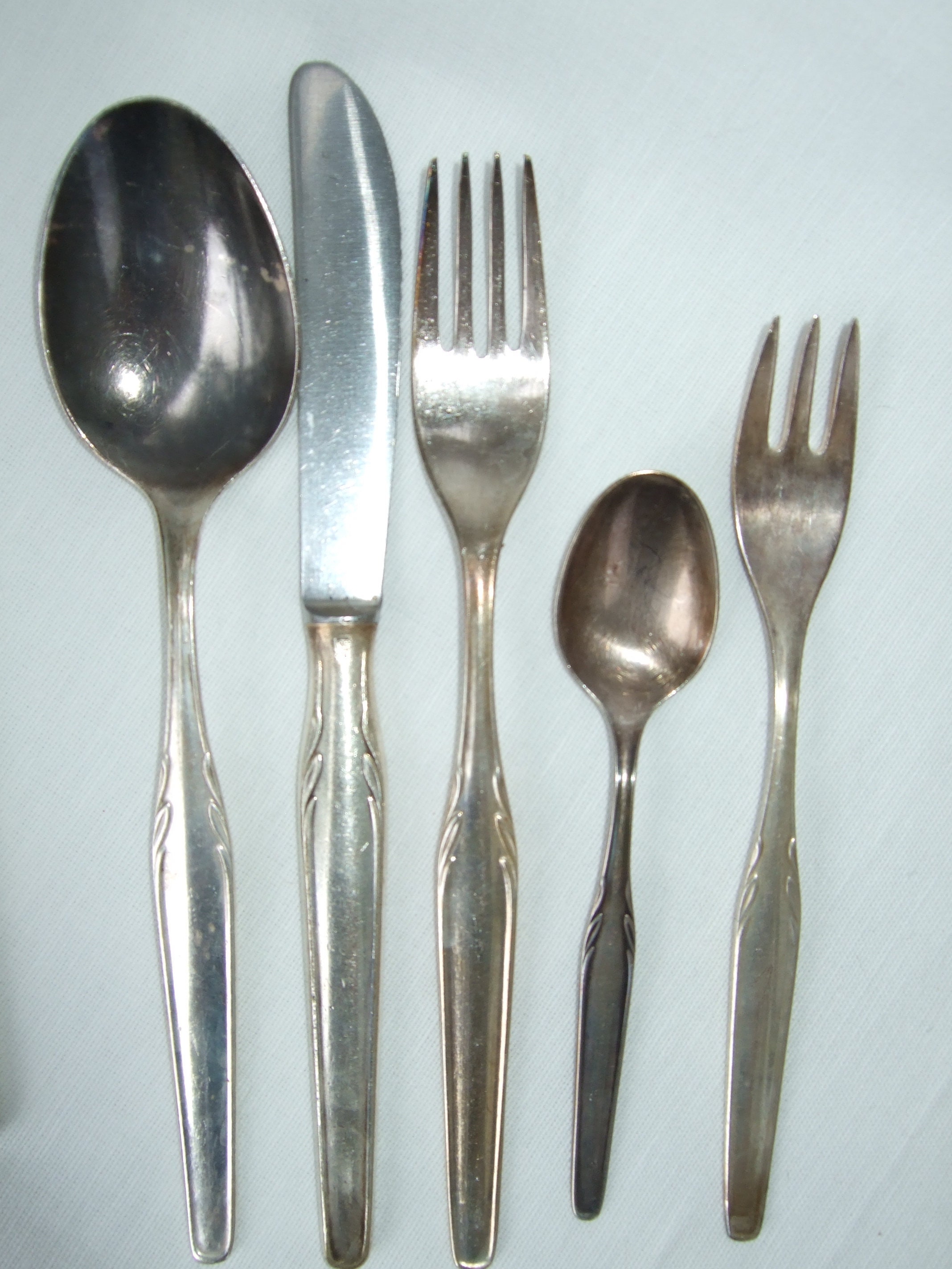 57 X Cutlery WMF Paris Silver-plated Vintage Mid Century Cutlery