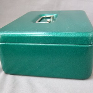 Cash box Burg Guardian Europe green cassette for money DIN A5 vintage image 3