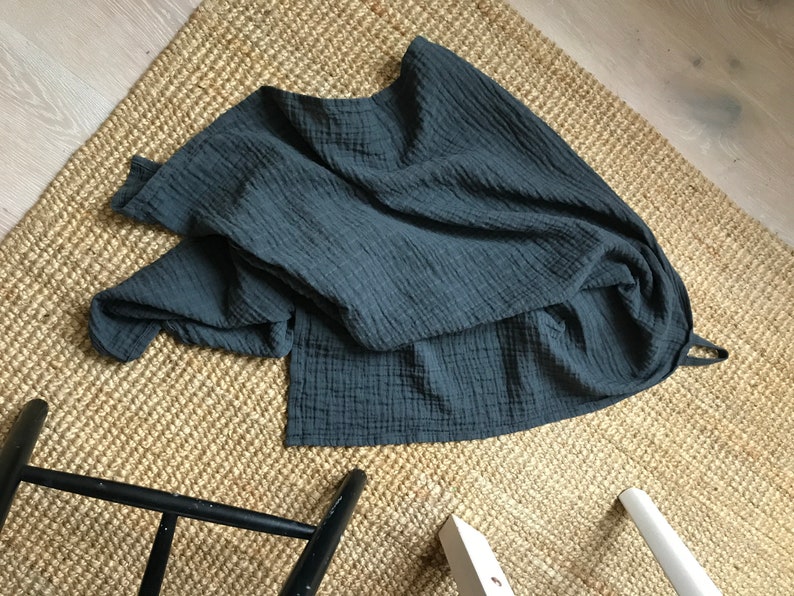 Great gift! Graphite grey baby blanket for newborn or child.