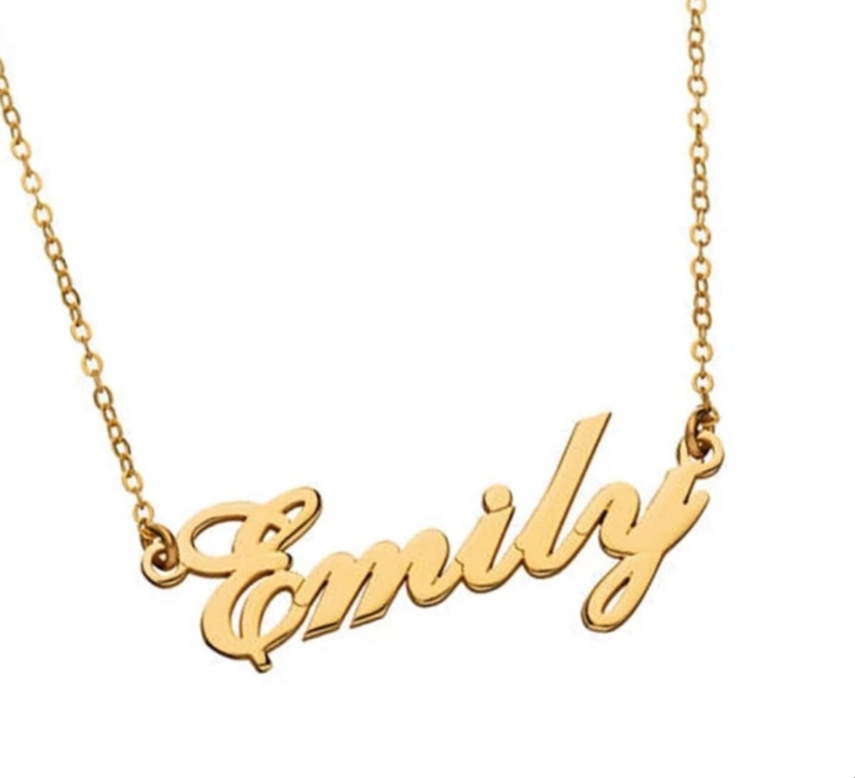 Customize Name Necklace 15 Fonts Style To Choose Customize Etsy