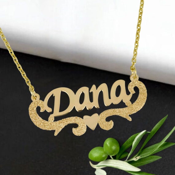 Customize your name on a deals necklace