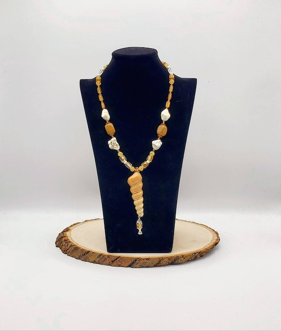 Spiral Shell Statement Necklace