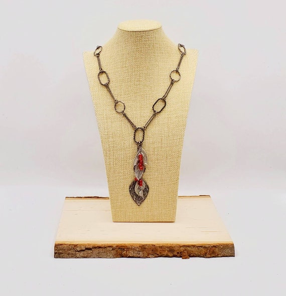 Fall Leaves Statement Necklace