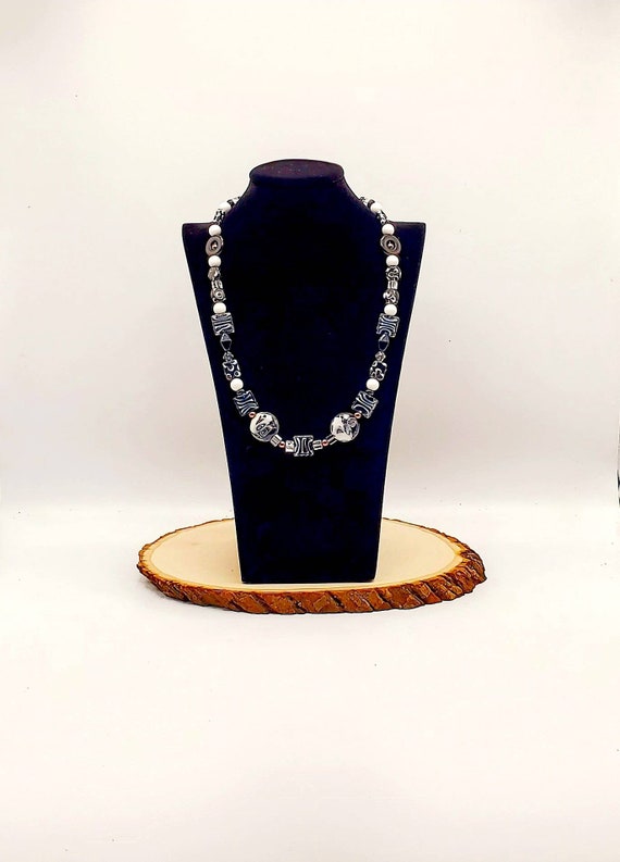 Animal Print Statement Necklace