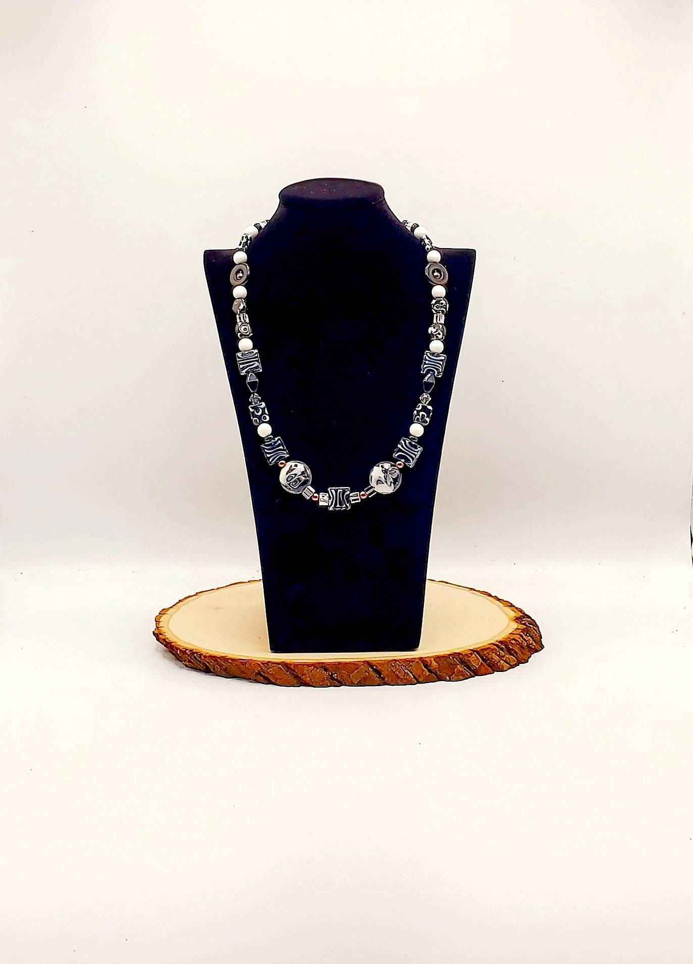 Animal Print Statement Necklace Animal Print Statement Necklace