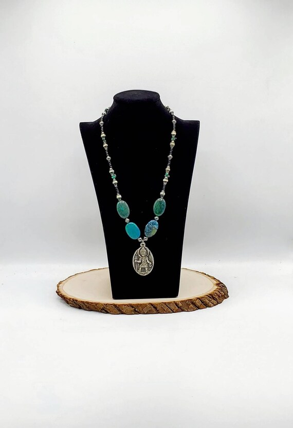 Standing Shiva Statement Necklace