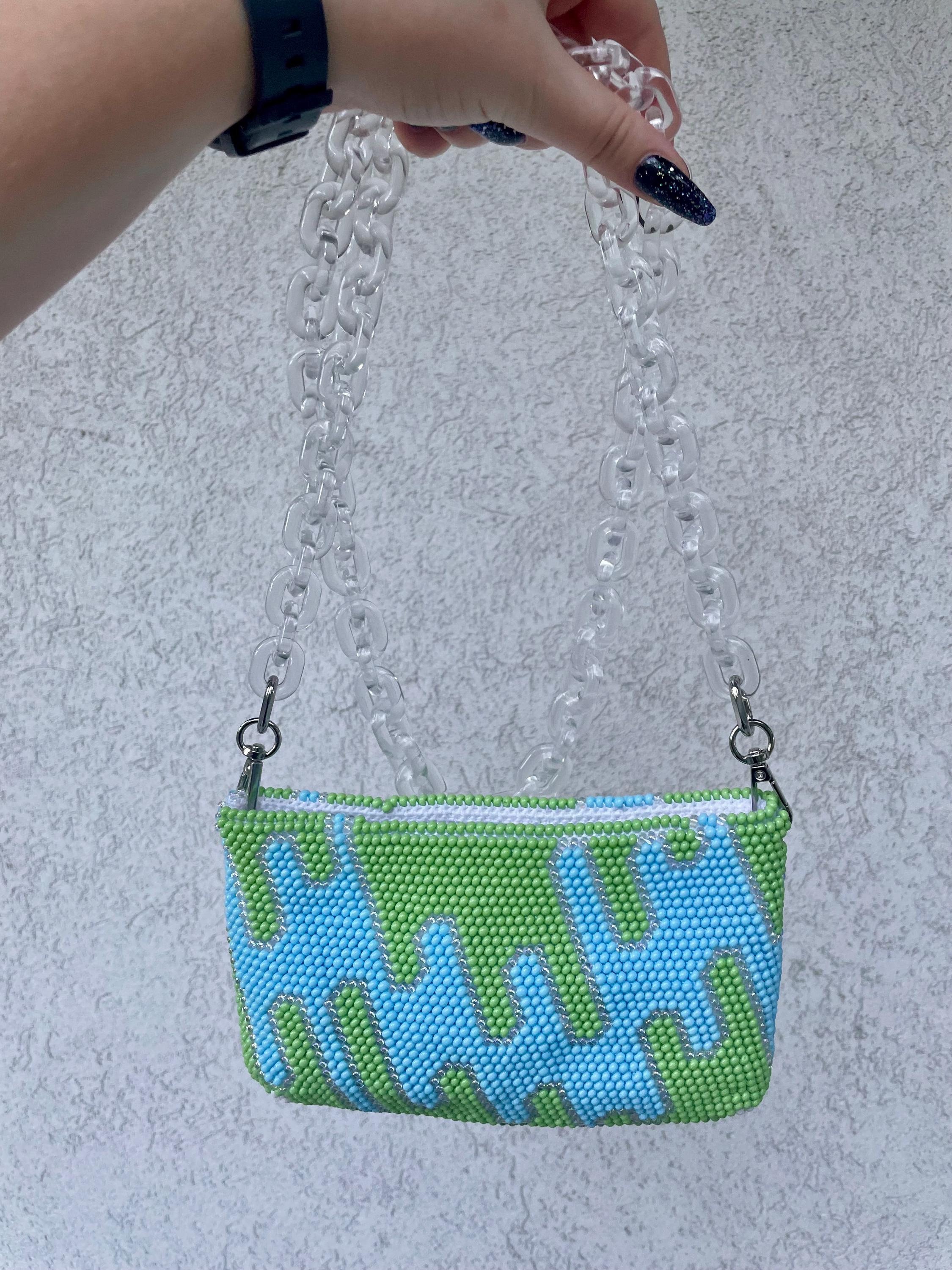 Goo Bead Crochet Shoulder Bag Pattern