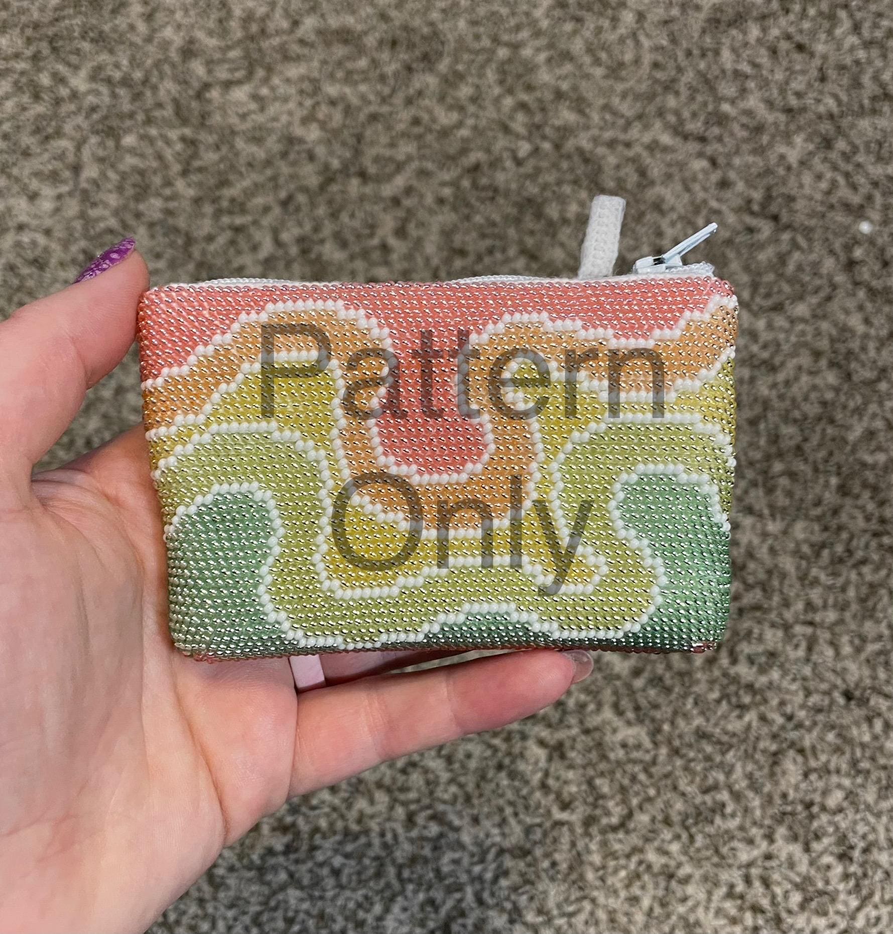 38 Crochet Wallet Patterns with Card Holders, Coin Pouches, and Mini Wallets 30 Bead crochet wallet Pattern Only