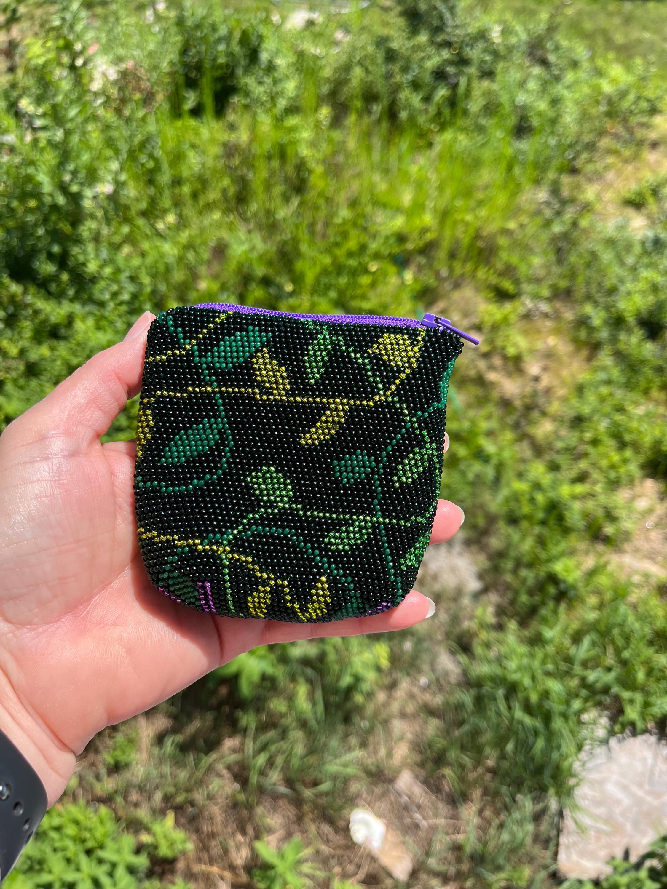 Leafy Zip Wallet Bead Crochet Pattern - Etsy