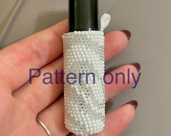 Swirly Wave Chapstick holder PATTERN ONLY