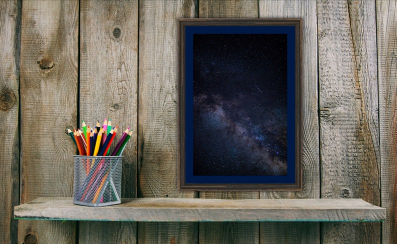 The Milky Way Shooting Star, Astrophotography, fine art photography, wall art, office art, Christmas gifts, art prints image 5