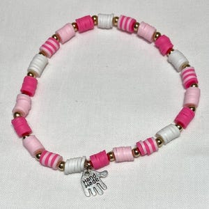 Pulseras de cuentas de arcilla