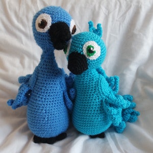 Rio crochet pattern, Blue crochet pattern, Jewel crochet pattern, Rio