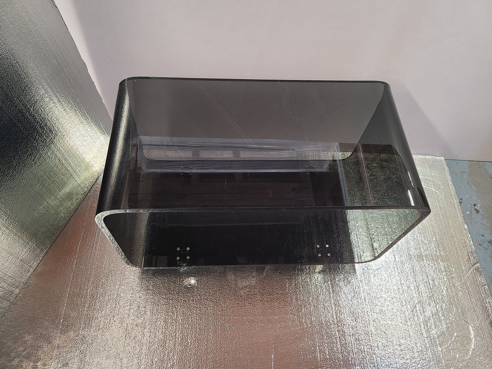 Acrylic TV Table 32 X 16 X 20 on Casters Etsy