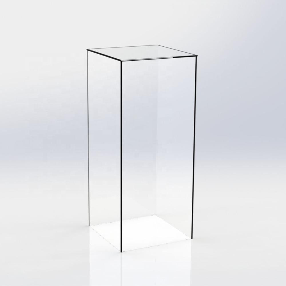 Clear Acrylic Pedestal 12x 12 X 30 Tall Etsy