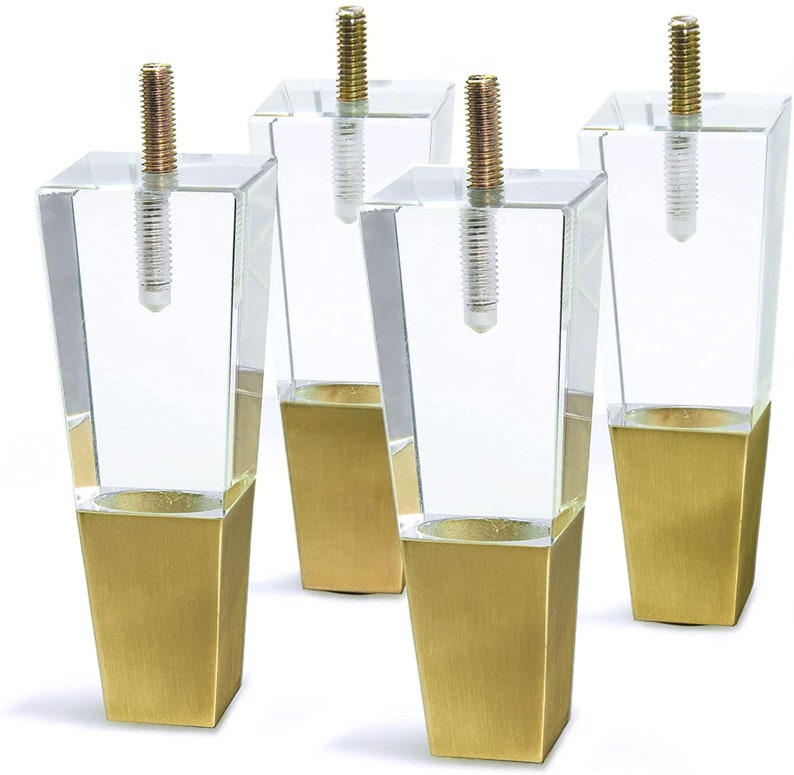 Acrylic Furniture Legs Etsy