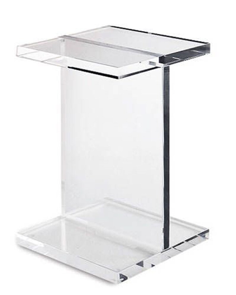 Acrylic Side Table 16 X 16 X 24 Tall Etsy