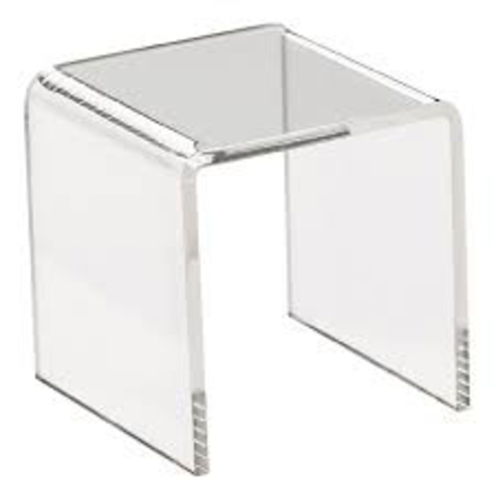 Clear Square Acrylic Riser Set of 3 6 X 6 X Etsy