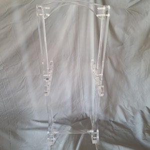 Clear acrylic stand for TV tray tables image 3