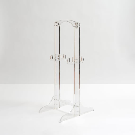 Clear acrylic TV tray table stand for two/four Etsy