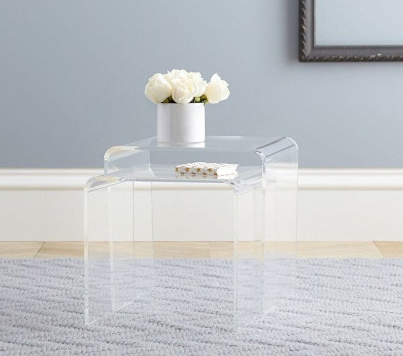 Acrylic Nesting Tables 18x18x18 and Etsy