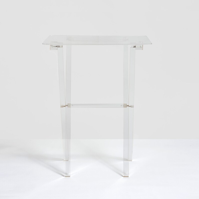 Clear Acrylic TV Tray Table Etsy