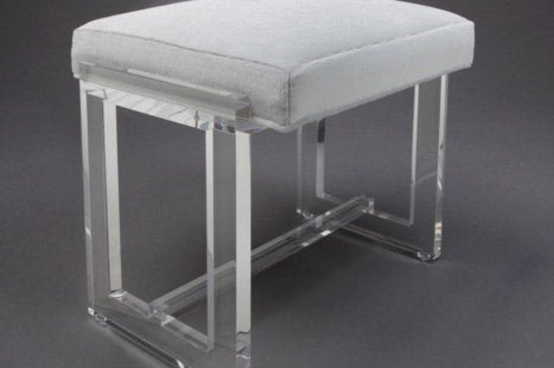 Acrylic Vanity Stool Etsy