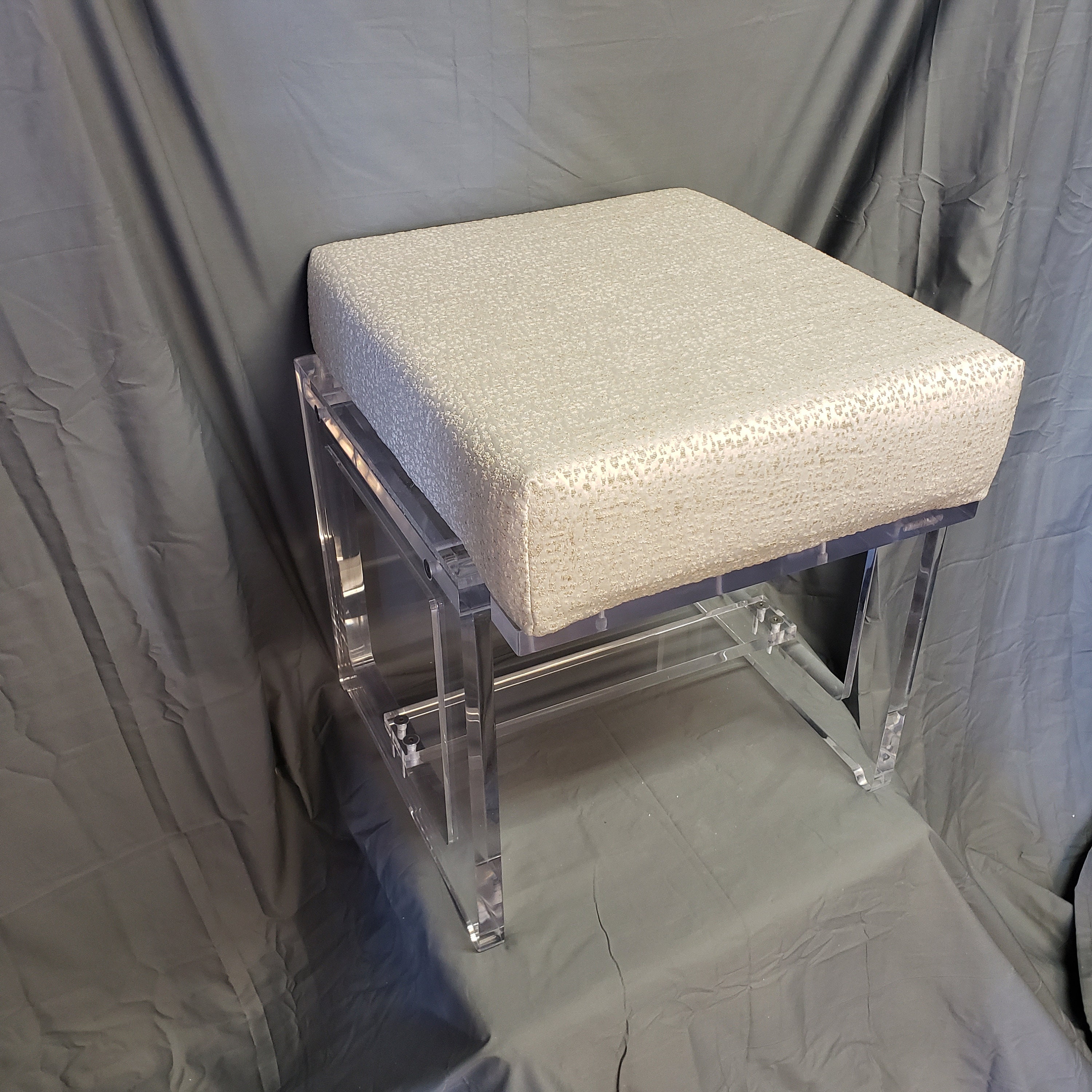 Acrylic Vanity Stool Etsy