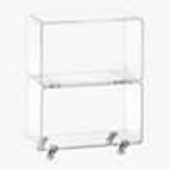 Acrylic shelf unit outlet