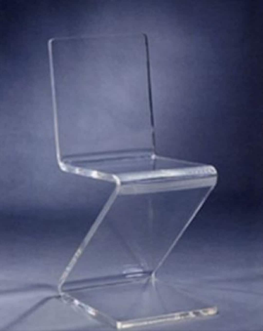 Chaise transparente pliante en acrylique, Portable, pour salle à