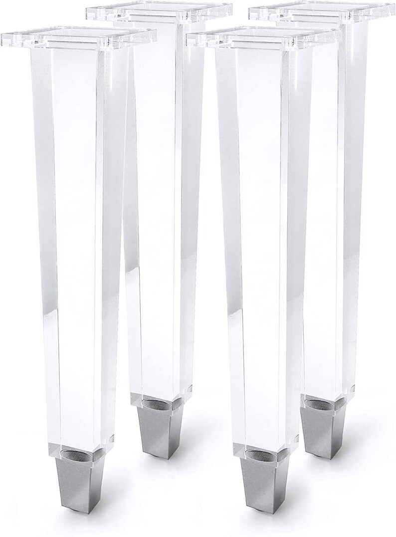 Acrylic Furniture Legs Etsy